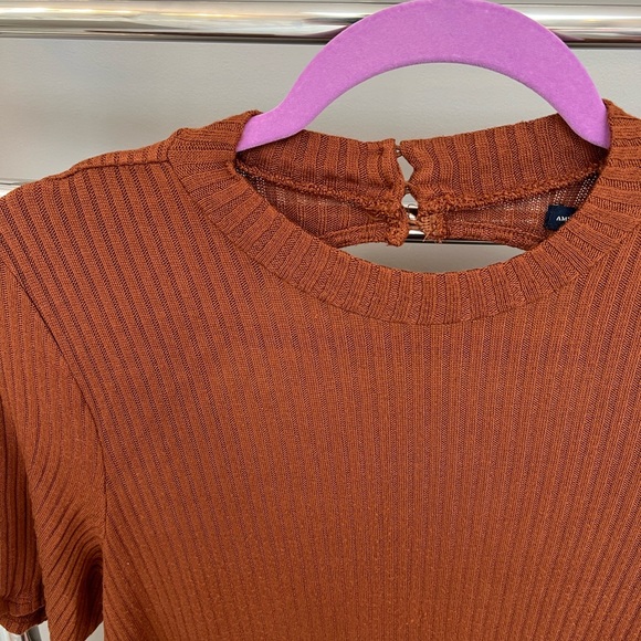 AE High Neck Ribbed Dress - Picture 2 of 6